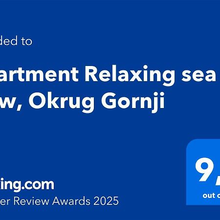 Apartment Relaxing Sea View, أوكغوك غورنيي المظهر الخارجي الصورة